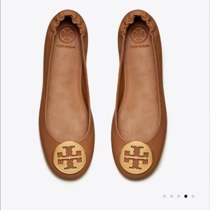 Tory Burch Minnie Travel Ballet Flats Shoes